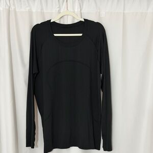 lululemon athletica Classic Black Long Sleeve Tee